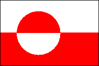 The flag of Greenland