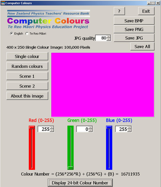 Computer Colours Software
